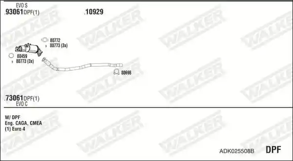 WALKER ADK025508B