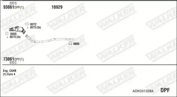 WALKER ADK031328A