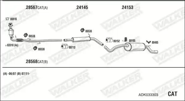 WALKER ADK033303