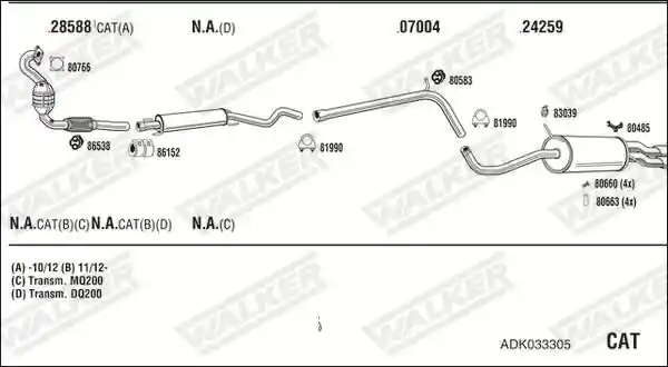 WALKER ADK033305