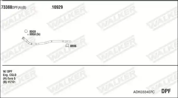 WALKER ADK033407C