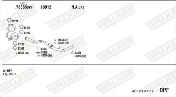 WALKER ADK033412D