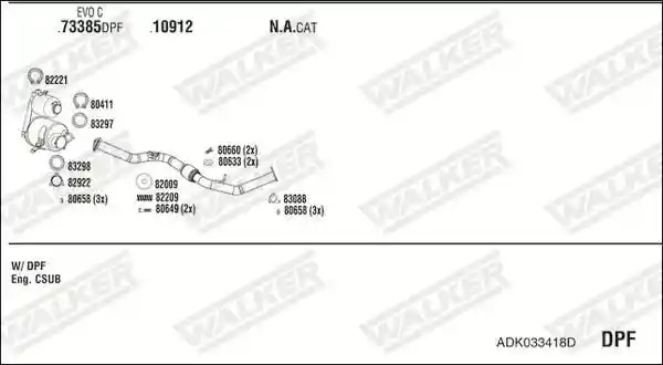 WALKER ADK033418D