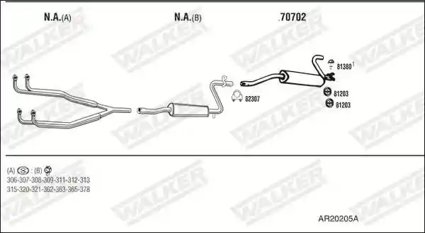 WALKER AR20205A