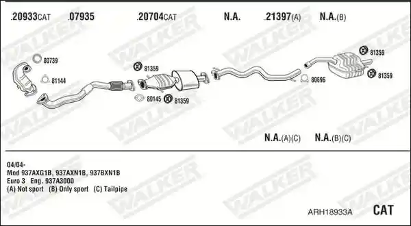 WALKER ARH18933A