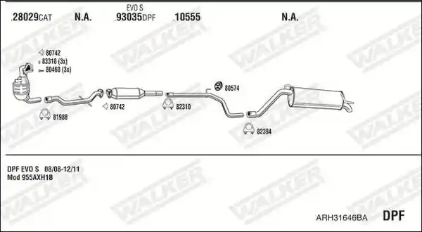 WALKER ARH31646BA