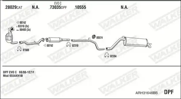 WALKER ARH31646BB