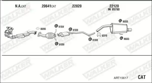 WALKER ART15617