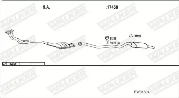 WALKER BW31604