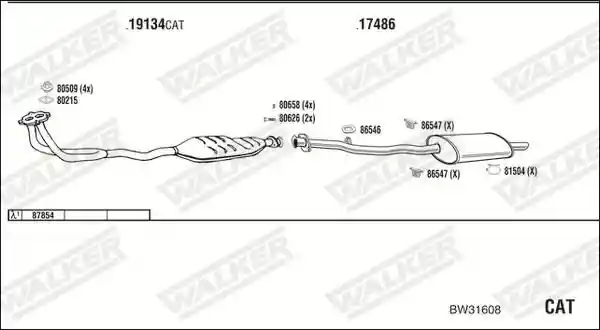 WALKER BW31608