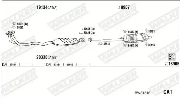 WALKER BW31616