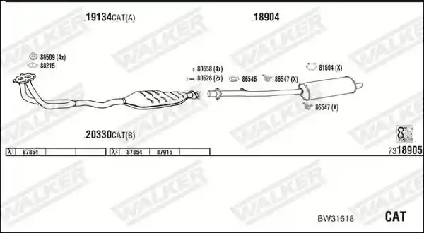 WALKER BW31618
