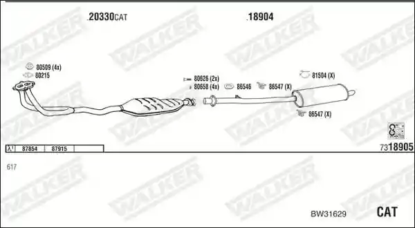 WALKER BW31629