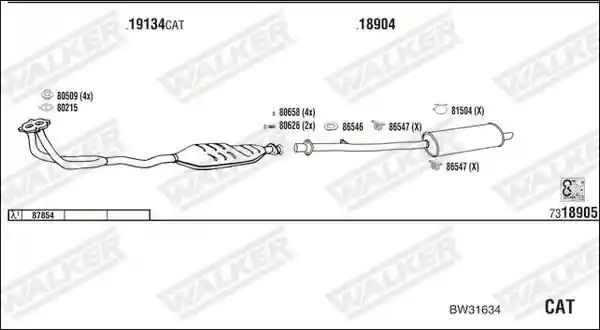 WALKER BW31634