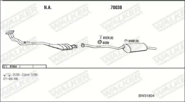 WALKER BW31804