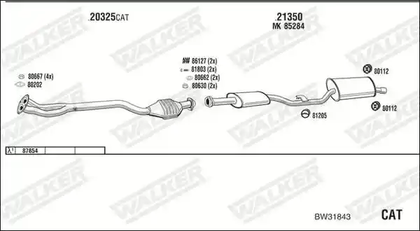 WALKER BW31843
