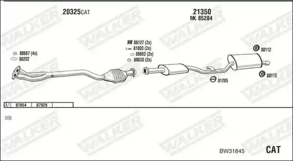 WALKER BW31845