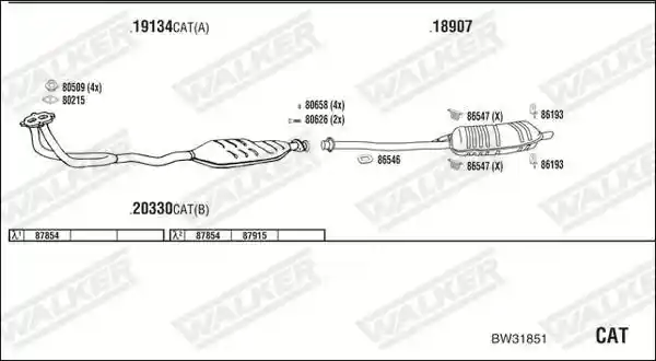 WALKER BW31851