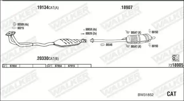 WALKER BW31852