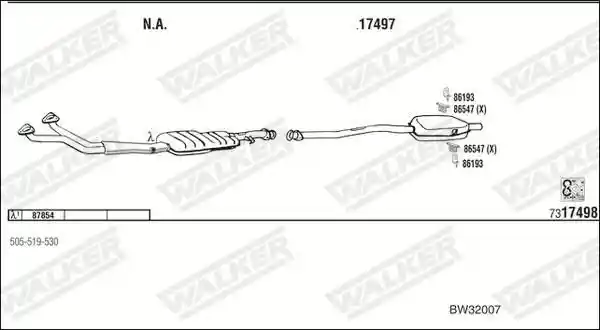 WALKER BW32007