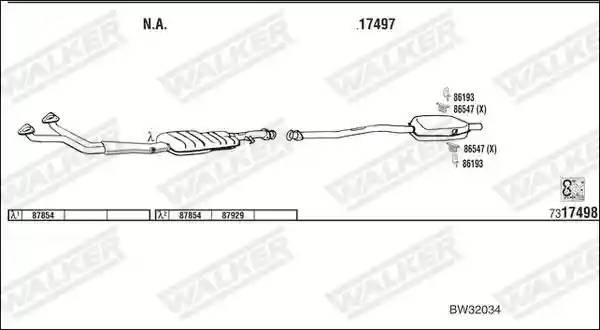 WALKER BW32034