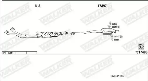 WALKER BW32036