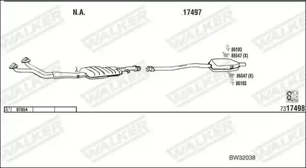 WALKER BW32038