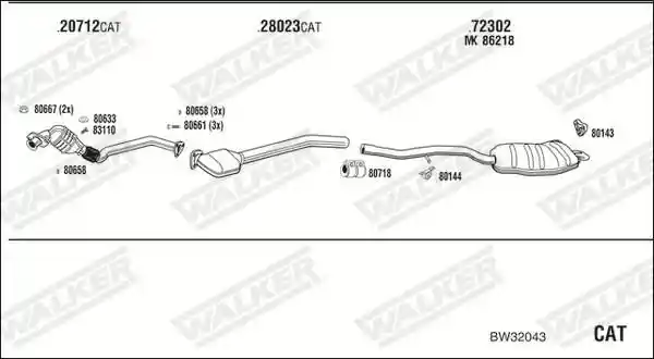 WALKER BW32043