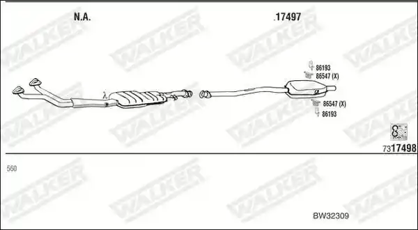 WALKER BW32309
