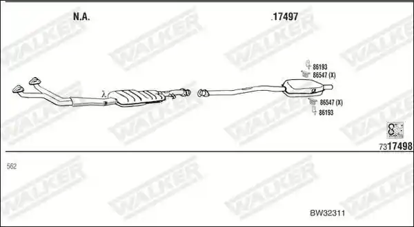 WALKER BW32311