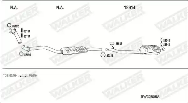 WALKER BW32508A