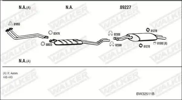 WALKER BW32511B