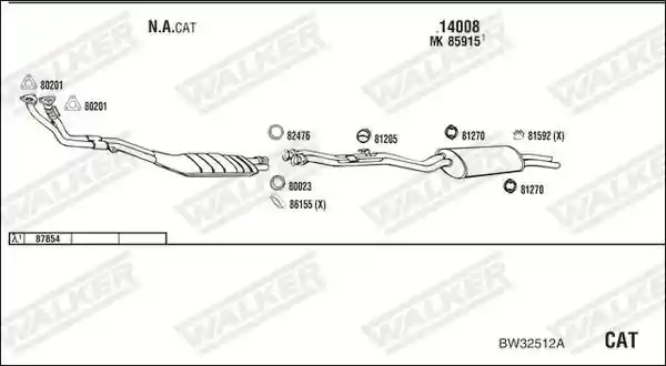 WALKER BW32512A