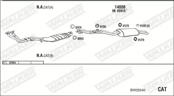 WALKER BW32540