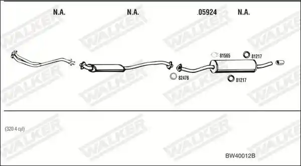 WALKER BW40012B