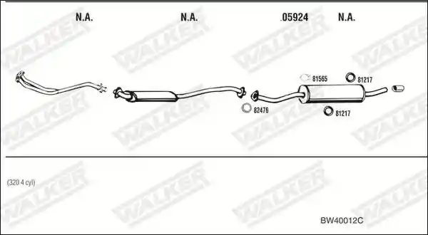 WALKER BW40012C