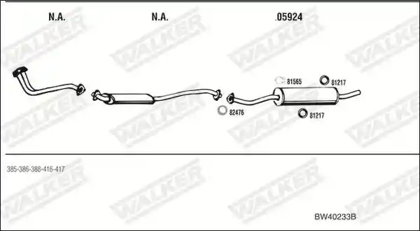 WALKER BW40233B