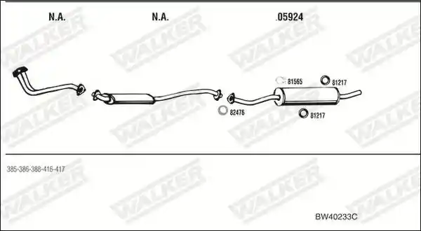 WALKER BW40233C