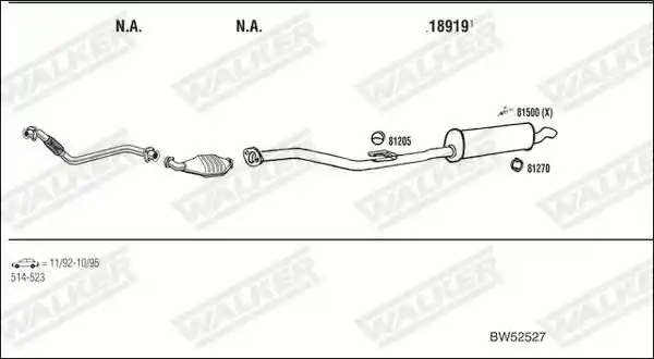 WALKER BW52527