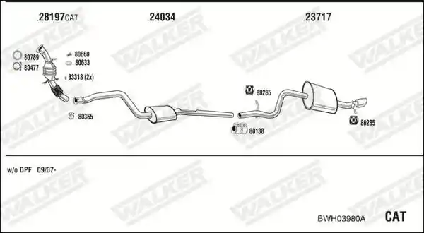 WALKER BWH03980A
