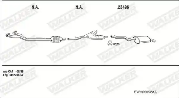 WALKER BWH05052AA