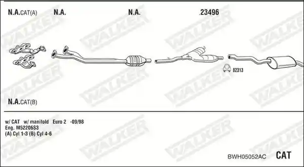 WALKER BWH05052AC