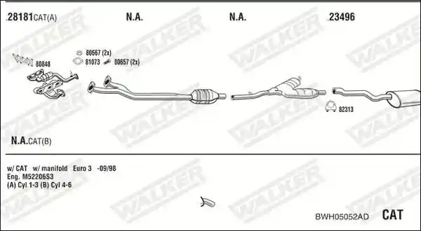 WALKER BWH05052AD