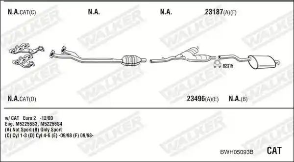 WALKER BWH05093B