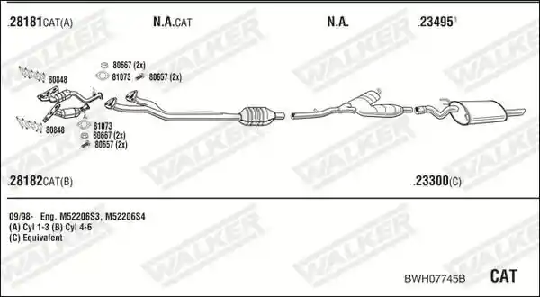 WALKER BWH07745B
