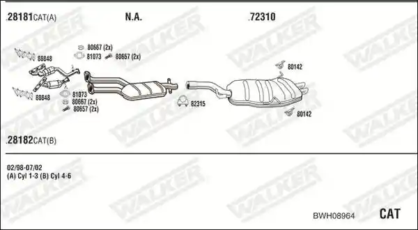 WALKER BWH08964