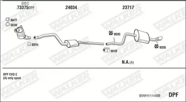 WALKER BWH11145B