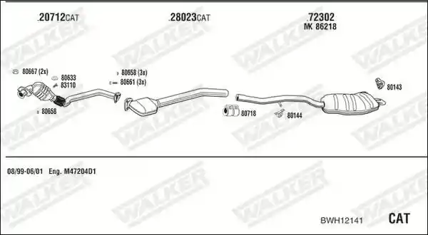 WALKER BWH12141