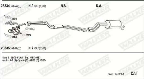 WALKER BWH14924A