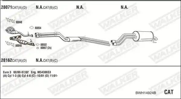 WALKER BWH14924B